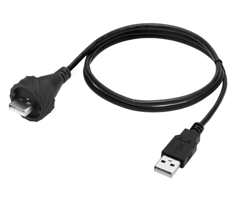 USB 2.0 母转母防水连接线延长线